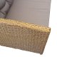 Σετ κήπου "ELIZABETH" από wicker σε χρώμα φυσικό 249/164x72x74