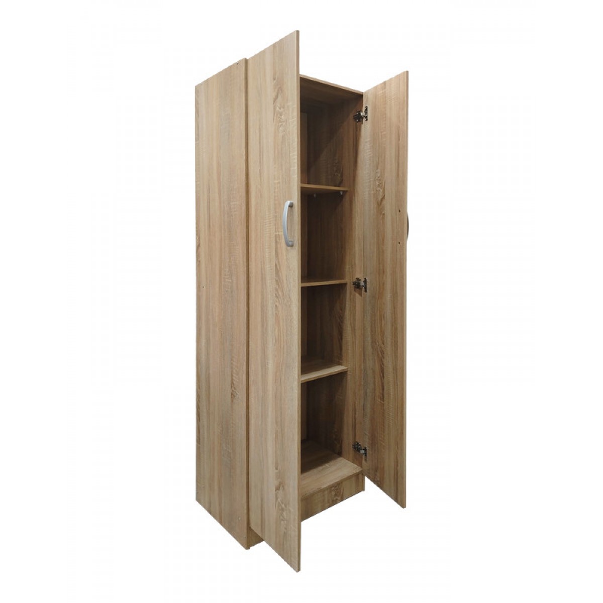 Ντουλάπα δίφυλλη "Real" σε χρώμα σονόμα 60x42x180