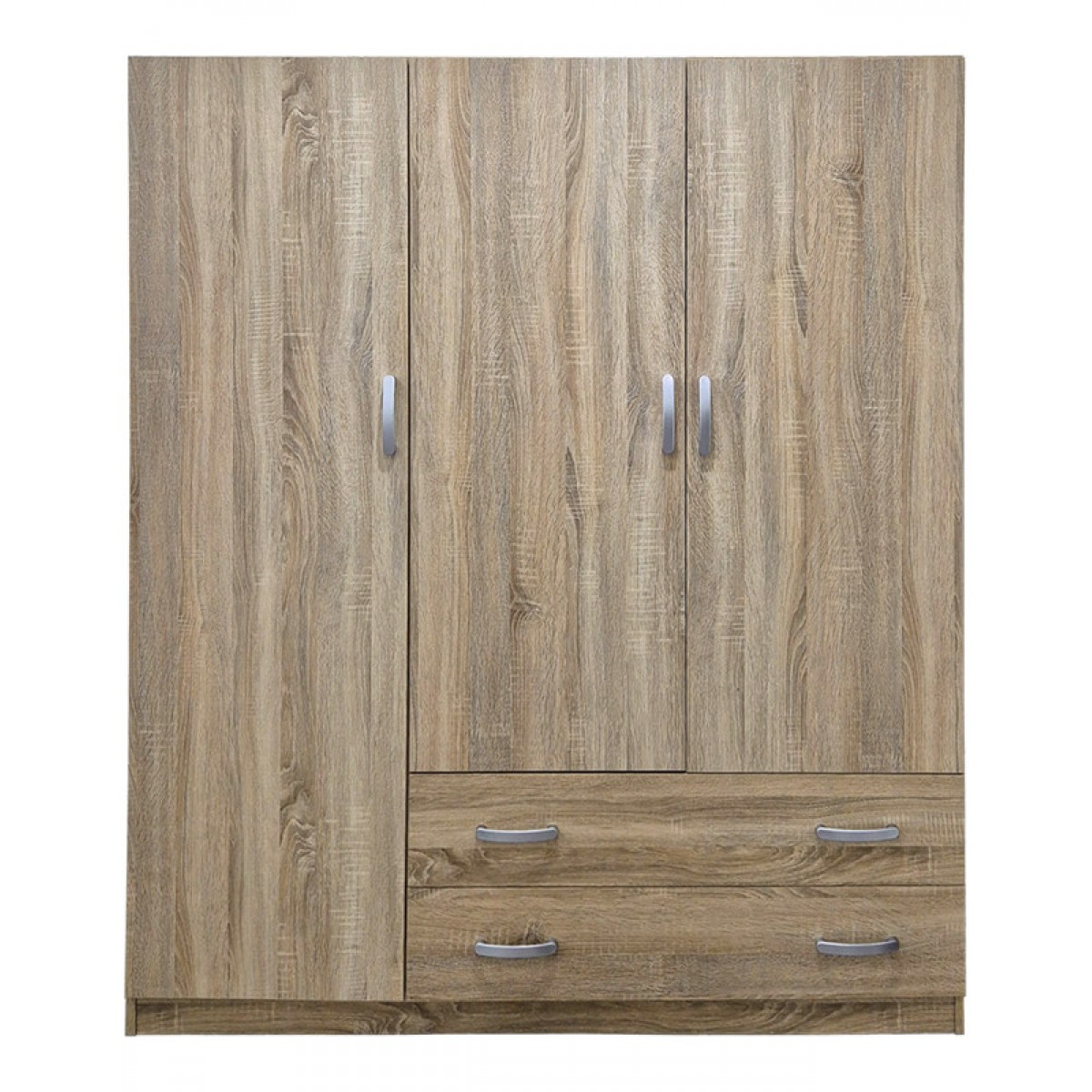 Ντουλάπα τρίφυλλη "Real" σε sonoma χρώμα 150x51x180