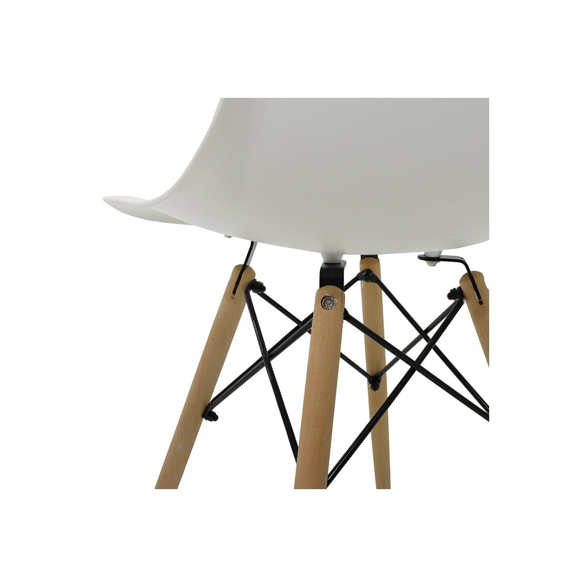 Καρέκλα "ACROPOL" από πολυπροπυλένιο σε χρώμα λευκό 52.5x46.50x82.5