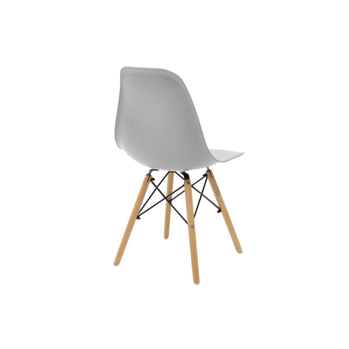 Καρέκλα "ACROPOL" από πολυπροπυλένιο σε χρώμα γκρι 52.5x46.50x82.5
