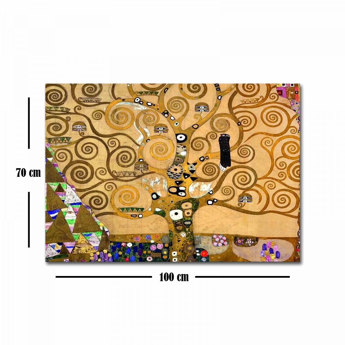 Πίνακας "KLIK-1530" από mdf με ψηφιακή εκτύπωση 100x3x70