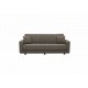 Καναπές-κρεβάτι τριθέσιος "BELLA" υφασμάτινος σε χρώμα μπεζ 214x78x78