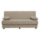 Kαναπές κρεβάτι Romy 3θέσιος ύφασμα μπεζ 190x90x80εκ