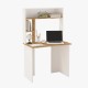 Γραφείο με ραφιέρα "VIANA" σε χρώμα atlantic pine/λευκό 90x52x148 Γραφείο με ραφιέρα "VIANA" σε χρώμα atlantic pine/λευκό 90x52x148