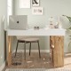 Γραφείο γωνιακό "VIANA" σε χρώμα atlantic pine/λευκό 120x129x72 Γραφείο γωνιακό "VIANA" σε χρώμα atlantic pine/λευκό 120x129x72