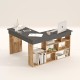 Γραφείο γωνιακό "VIANA" σε χρώμα atlantic pine/ανθρακί 115x120x72 Γραφείο γωνιακό "VIANA" σε χρώμα atlantic pine/ανθρακί 115x120x72
