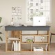 Γραφείο γωνιακό "VIANA" σε χρώμα atlantic pine/ανθρακί 115x120x72 Γραφείο γωνιακό "VIANA" σε χρώμα atlantic pine/ανθρακί 115x120x72