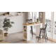 Βοηθητικό τραπέζι μπαρ "VIANA" σε atlantic pine/λευκό χρώμα 120x52x102 Βοηθητικό τραπέζι μπαρ "VIANA" σε atlantic pine/λευκό χρώμα 120x52x102