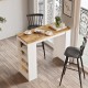 Βοηθητικό τραπέζι μπαρ "VIANA" σε atlantic pine/λευκό χρώμα 120x52x102 Βοηθητικό τραπέζι μπαρ "VIANA" σε atlantic pine/λευκό χρώμα 120x52x102
