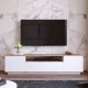 Έπιπλο τηλεόρασης "VIANA" σε χρώμα atlantic pine/λευκό 180x45x45