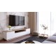 Έπιπλο τηλεόρασης "VIANA" σε χρώμα atlantic pine/λευκό 180x45x45