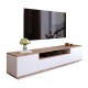 Έπιπλο τηλεόρασης "VIANA" σε χρώμα atlantic pine/λευκό 180x45x45