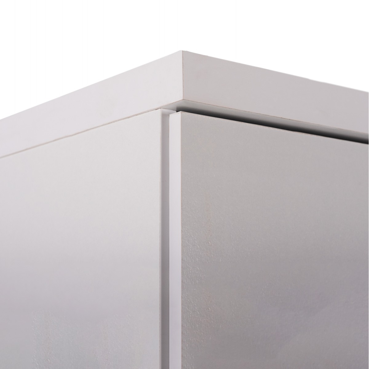 Ντουλάπα ρούχων δίφυλλη REAL χρώμα λευκό 60x42x180
