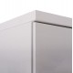 Ντουλάπα ρούχων δίφυλλη REAL χρώμα λευκό 60x42x180