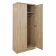 Ντουλάπα ρούχων δίφυλλη REAL χρώμα sonoma 80x42.5x180.5 Ντουλάπα ρούχων δίφυλλη REAL χρώμα sonoma 80x42.5x180.5