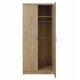 Ντουλάπα ρούχων δίφυλλη REAL χρώμα sonoma 80x42.5x180.5 Ντουλάπα ρούχων δίφυλλη REAL χρώμα sonoma 80x42.5x180.5