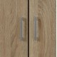 Ντουλάπα ρούχων δίφυλλη REAL χρώμα sonoma 80x42.5x180.5 Ντουλάπα ρούχων δίφυλλη REAL χρώμα sonoma 80x42.5x180.5