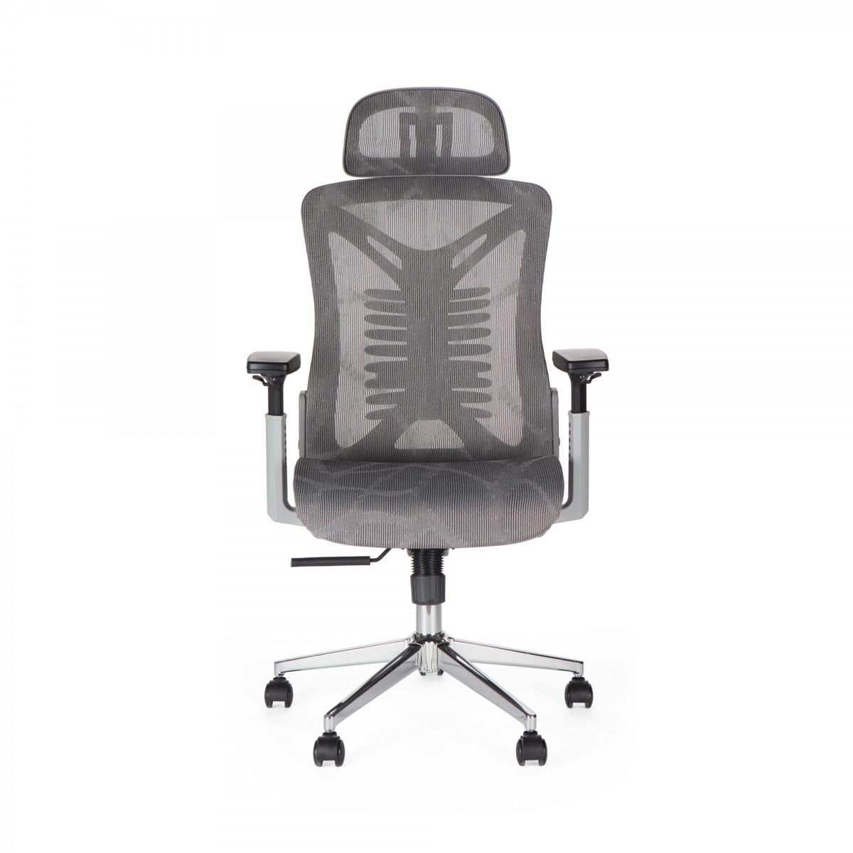 Καρέκλα γραφείου διευθυντή WING mesh ανοιχτό γκρι 65x61x117/125