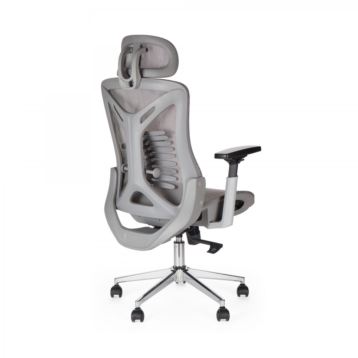 Καρέκλα γραφείου διευθυντή WING mesh ανοιχτό γκρι 65x61x117/125