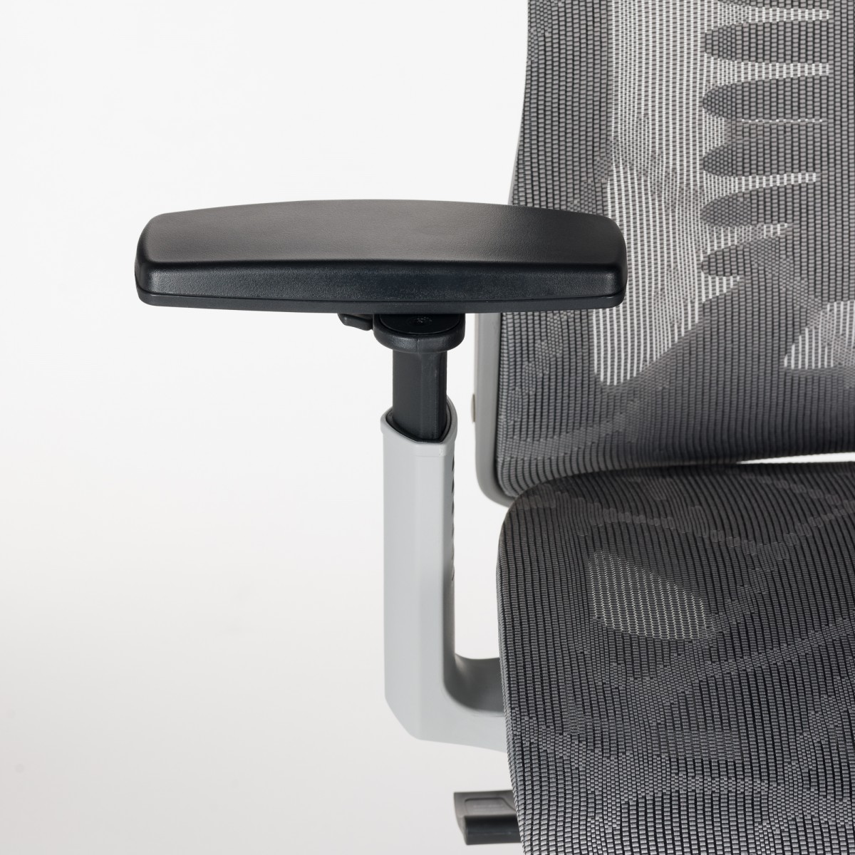 Καρέκλα γραφείου διευθυντή WING mesh ανοιχτό γκρι 65x61x117/125