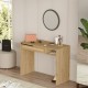 Κονσόλα "VIANA" με καθρέπτη σε χρώμα sepet 100x44.5x75