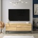 Έπιπλο τηλεόρασης "VIANA" σε χρώμα felt 120x35.5x46.3