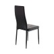 Καρέκλα Viva μέταλλο-PU μαύρο-γκρι πόδι 42x48x98