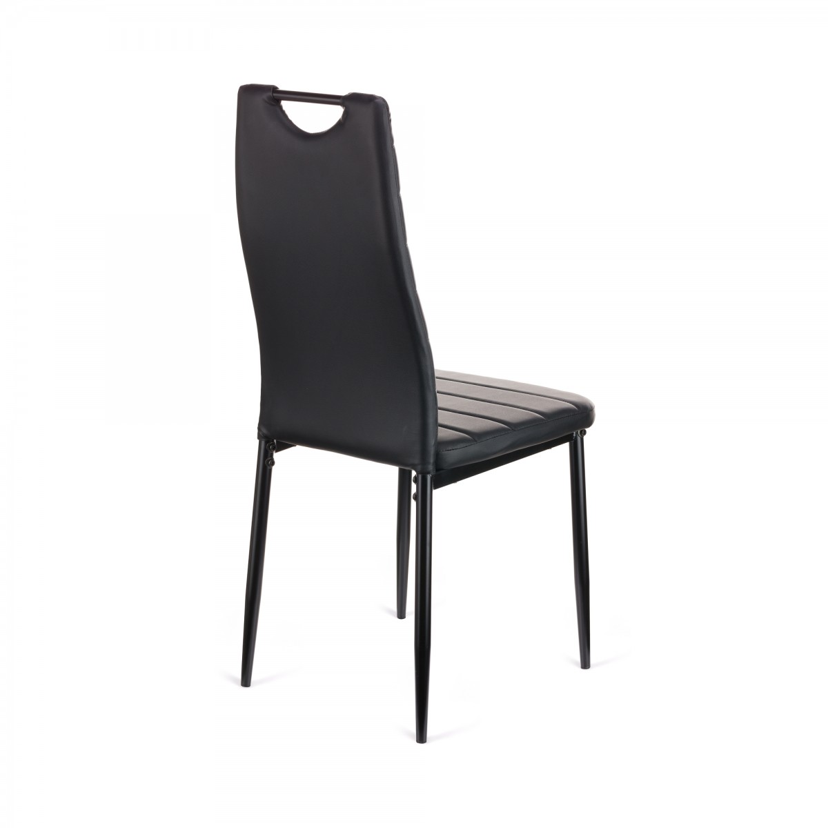 Καρέκλα Tonia PU μαύρο-πόδι μαύρο 52x43x96