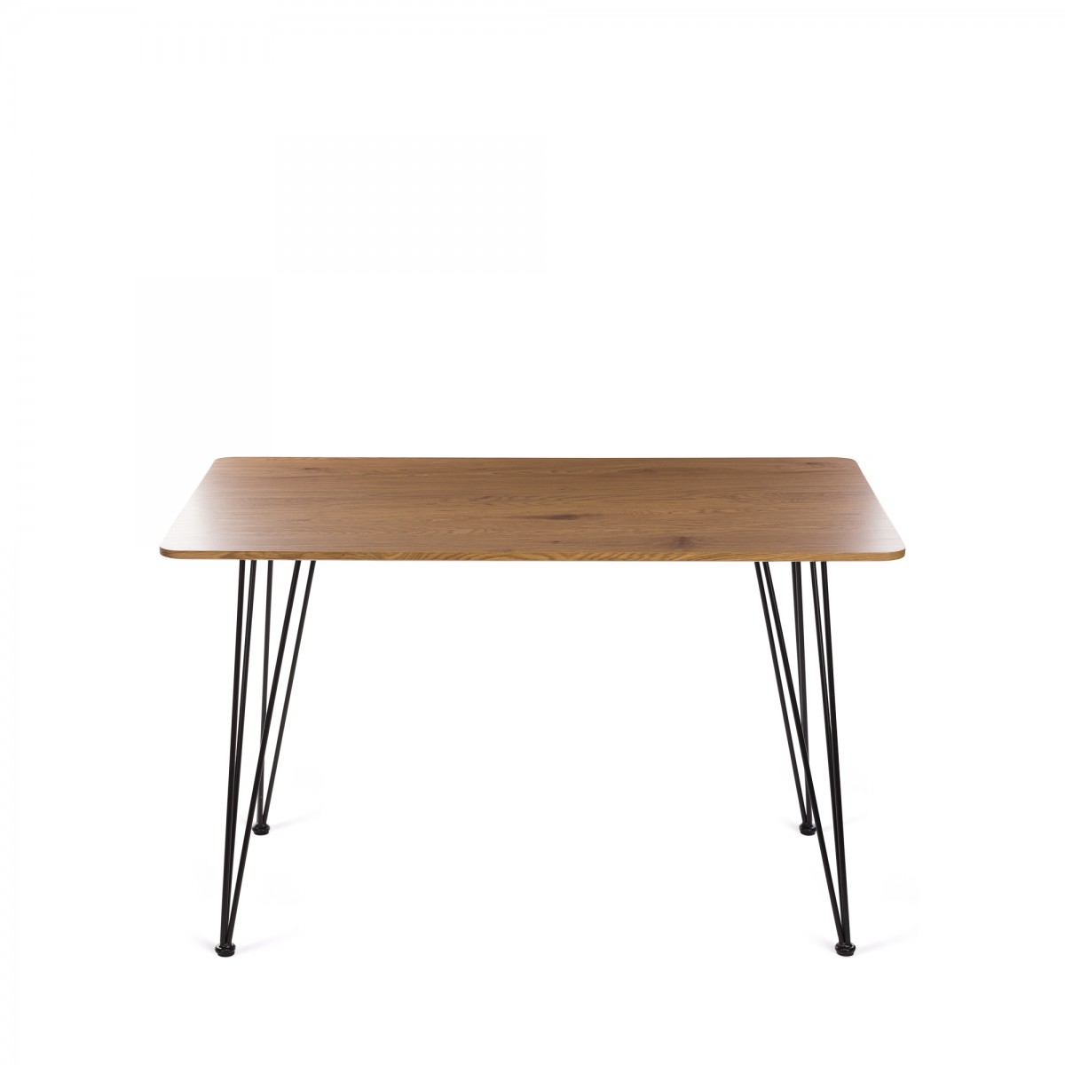 Τραπέζι Lino σε χρώμα sonoma-μαύρο μέταλλο 140x80x75 Τραπέζι Lino σε χρώμα sonoma-μαύρο μέταλλο 140x80x75