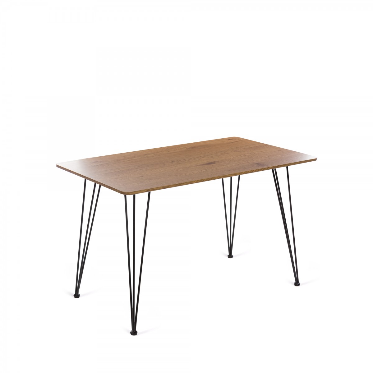 Τραπέζι Lino σε χρώμα sonoma-μαύρο μέταλλο 140x80x75 Τραπέζι Lino σε χρώμα sonoma-μαύρο μέταλλο 140x80x75