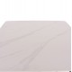 Τραπέζι Rav λευκό μαρμάρου sintered stone-μαύρο μέταλλο 120x70x75 Τραπέζι Rav λευκό μαρμάρου sintered stone-μαύρο μέταλλο 120x70x75