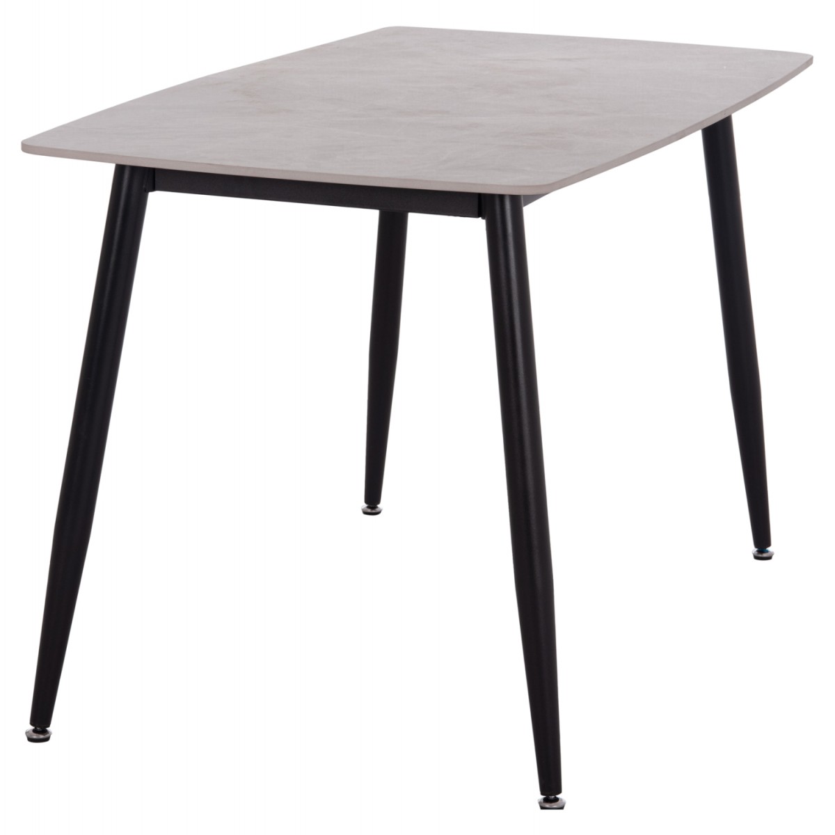 Τραπέζι Rav γκρι μαρμάρου sintered stone-μαύρο μέταλλο 120x70x75 Τραπέζι Rav γκρι μαρμάρου sintered stone-μαύρο μέταλλο 120x70x75