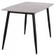 Τραπέζι Rav γκρι μαρμάρου sintered stone-μαύρο μέταλλο 120x70x75 Τραπέζι Rav γκρι μαρμάρου sintered stone-μαύρο μέταλλο 120x70x75