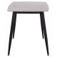 Τραπέζι Rav γκρι μαρμάρου sintered stone-μαύρο μέταλλο 120x70x75 Τραπέζι Rav γκρι μαρμάρου sintered stone-μαύρο μέταλλο 120x70x75