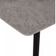 Τραπέζι Rav γκρι μαρμάρου sintered stone-μαύρο μέταλλο 140x80x75 Τραπέζι Rav γκρι μαρμάρου sintered stone-μαύρο μέταλλο 140x80x75