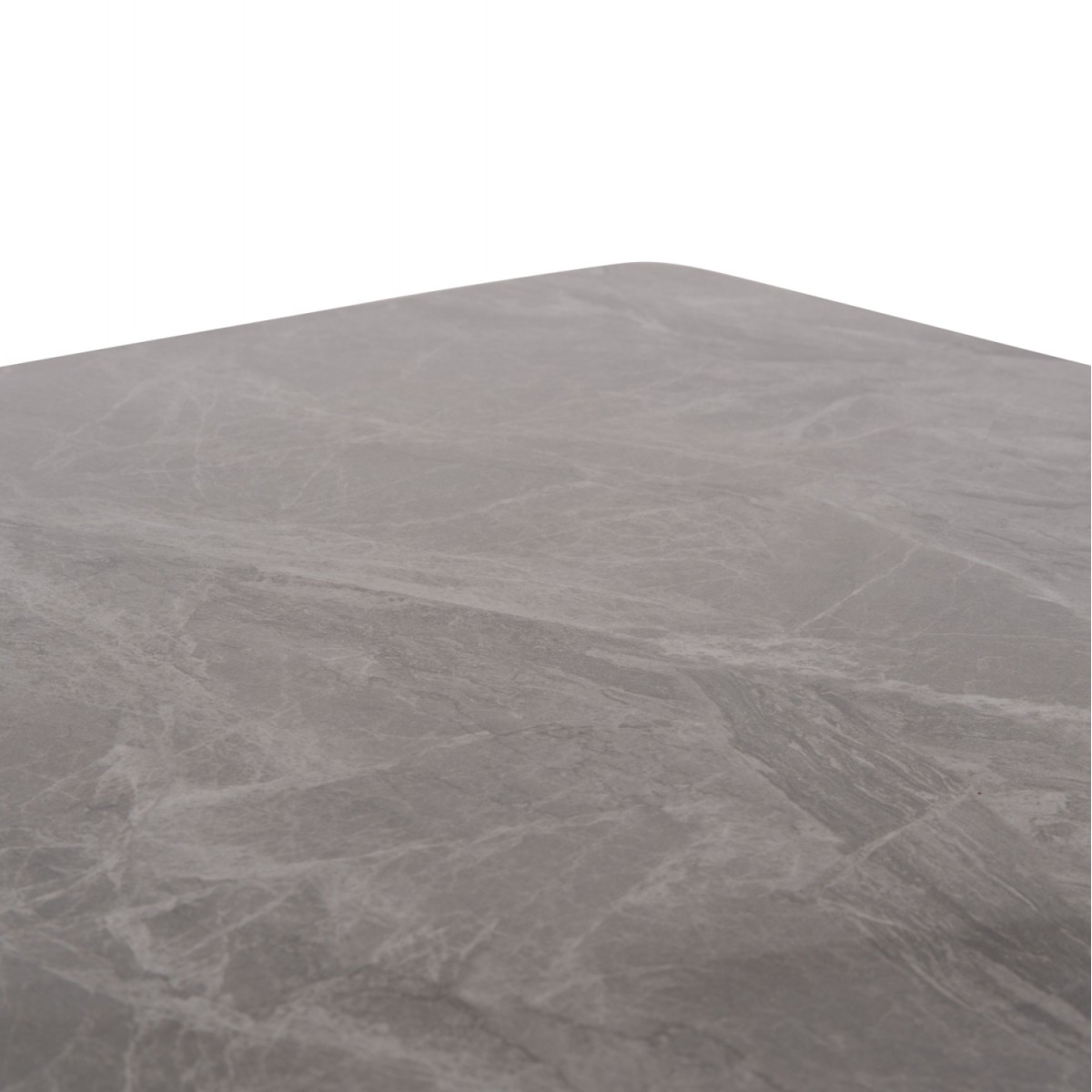 Τραπέζι Rav γκρι μαρμάρου sintered stone-μαύρο μέταλλο 140x80x75 Τραπέζι Rav γκρι μαρμάρου sintered stone-μαύρο μέταλλο 140x80x75