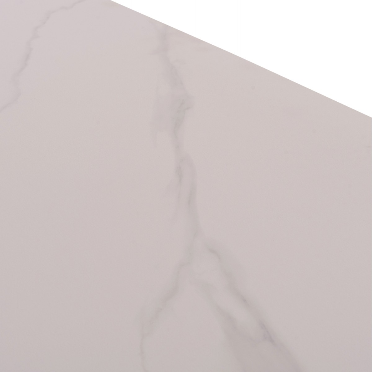 Τραπέζι Rav λευκό μαρμάρου sintered stone-μαύρο μέταλλο 160x90x75 Τραπέζι Rav λευκό μαρμάρου sintered stone-μαύρο μέταλλο 160x90x75
