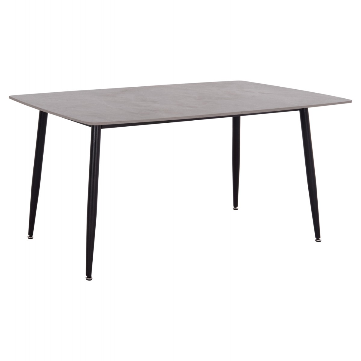 Τραπέζι Rav γκρι μαρμάρου sintered stone-μαύρο μέταλλο 160x90x75 Τραπέζι Rav γκρι μαρμάρου sintered stone-μαύρο μέταλλο 160x90x75