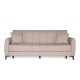 Καναπές-κρεβάτι με αποθηκευτικό χώρο τριθέσιος Milos μπεζ-καφε ύφασμα 210x78x85 Καναπές-κρεβάτι με αποθηκευτικό χώρο τριθέσιος Milos μπεζ-καφε ύφασμα 210x78x85