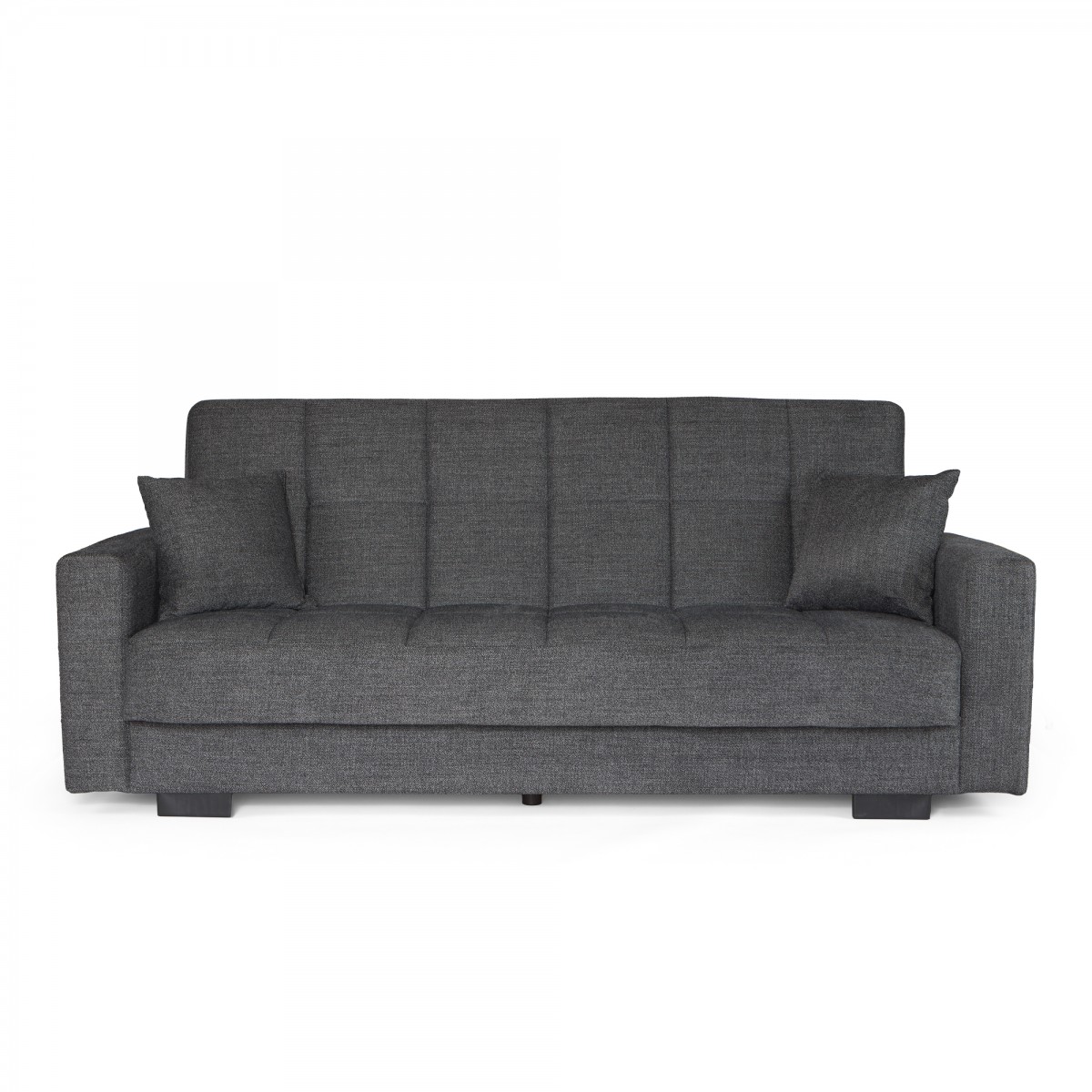 Καναπές-κρεβάτι Ferren με αποθηκευτικό χώρο τριθέσιος βαρέως τύπου γκρι σκούρο ύφασμα 223x85x97 Καναπές-κρεβάτι Ferren με αποθηκευτικό χώρο τριθέσιος βαρέως τύπου γκρι σκούρο ύφασμα 223x85x97