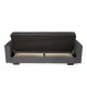 Καναπές-κρεβάτι Ferren με αποθηκευτικό χώρο τριθέσιος βαρέως τύπου γκρι σκούρο ύφασμα 223x85x97 Καναπές-κρεβάτι Ferren με αποθηκευτικό χώρο τριθέσιος βαρέως τύπου γκρι σκούρο ύφασμα 223x85x97