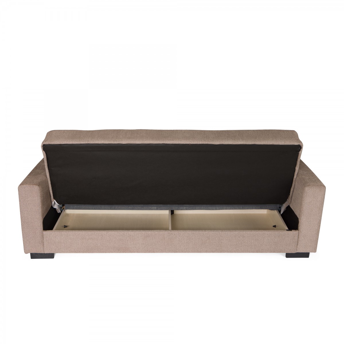 Καναπές-κρεβάτι Ferren με αποθηκευτικό χώρο τριθέσιος βαρέως τύπου μπεζ-καφέ ύφασμα 223x85x97 Καναπές-κρεβάτι Ferren με αποθηκευτικό χώρο τριθέσιος βαρέως τύπου μπεζ-καφέ ύφασμα 223x85x97