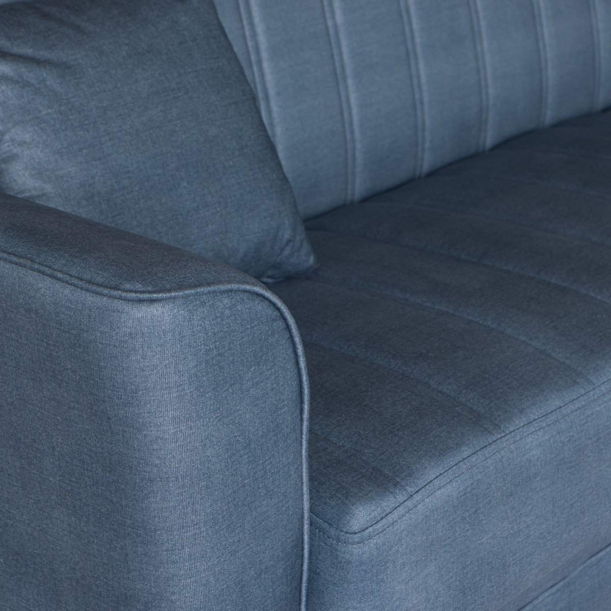 Καναπές-κρεβάτι με αποθηκευτικό χώρο τριθέσιος Anna γκρι-μπλε ύφασμα 227x85x97 Καναπές-κρεβάτι με αποθηκευτικό χώρο τριθέσιος Anna γκρι-μπλε ύφασμα 227x85x97