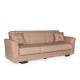 Καναπές-κρεβάτι με αποθηκευτικό χώρο τριθέσιος Flam μπεζ ύφασμα 216x85x80 Καναπές-κρεβάτι με αποθηκευτικό χώρο τριθέσιος Flam μπεζ ύφασμα 216x85x80
