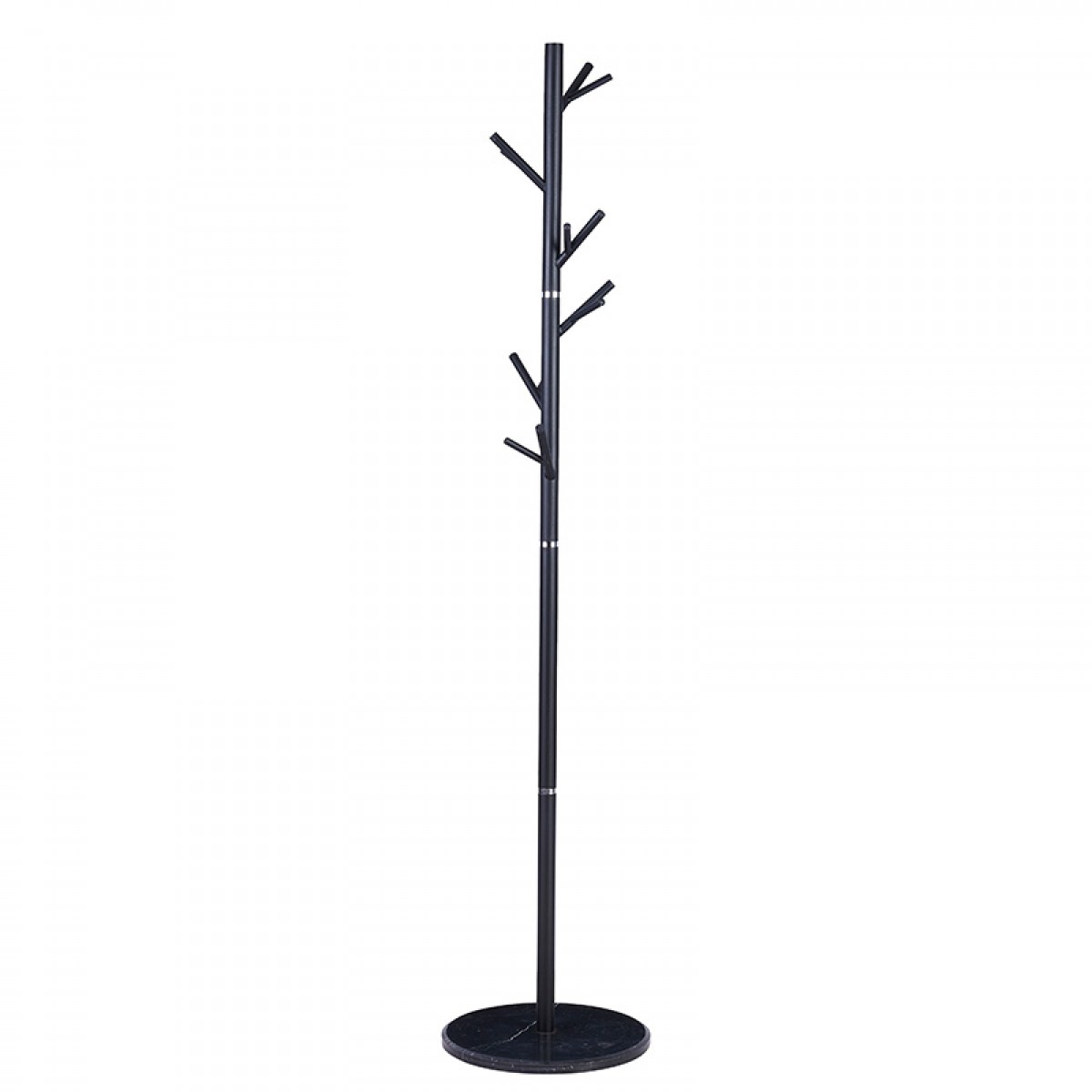 Καλόγερος ρούχων Tzina μέταλλο μαύρο Φ38x177