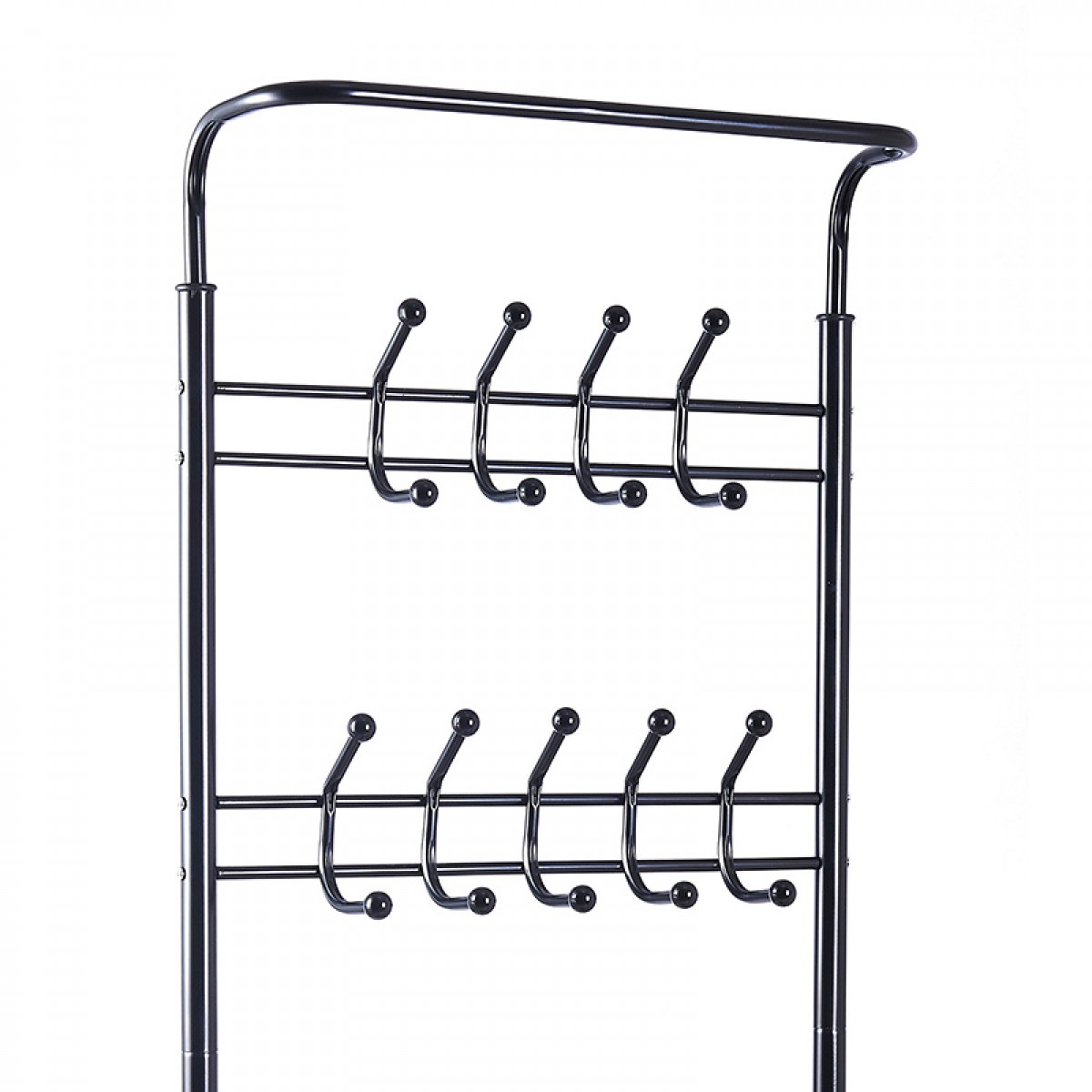 Έπιπλο εισόδου Πορτ Μαντώ Rica μέταλλο μαύρο 65x28x187