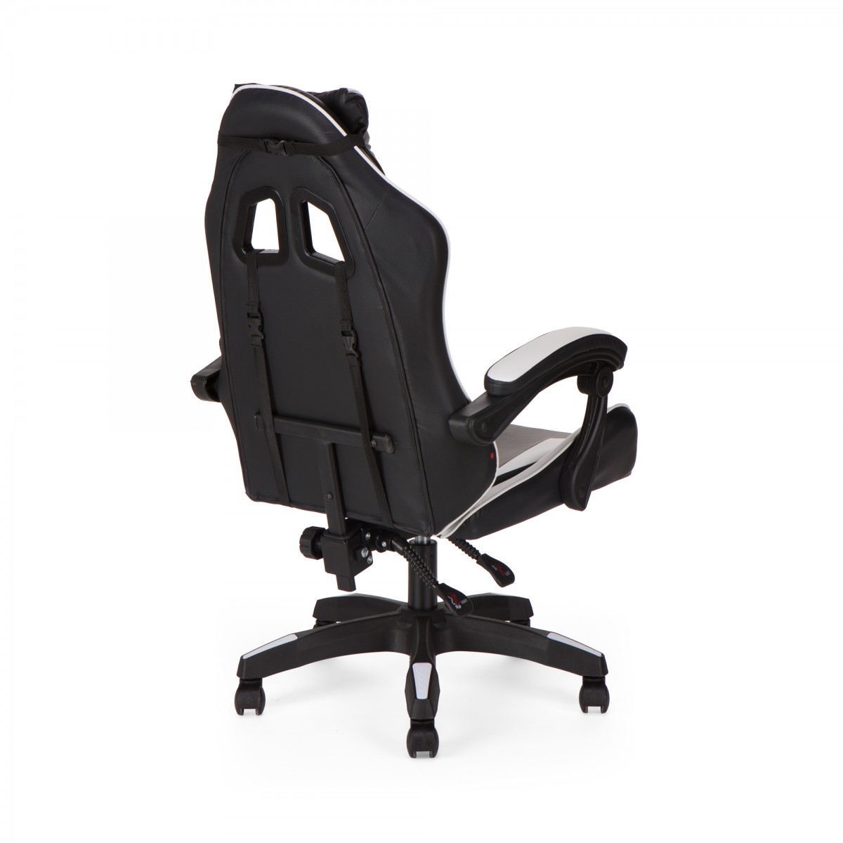 Καρέκλα γραφείου gaming William PU μαύρο-λευκό 60x59x108/118