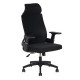 Καρέκλα γραφείου διευθυντή Endy ύφασμα mesh μαύρο 50x50x114/124