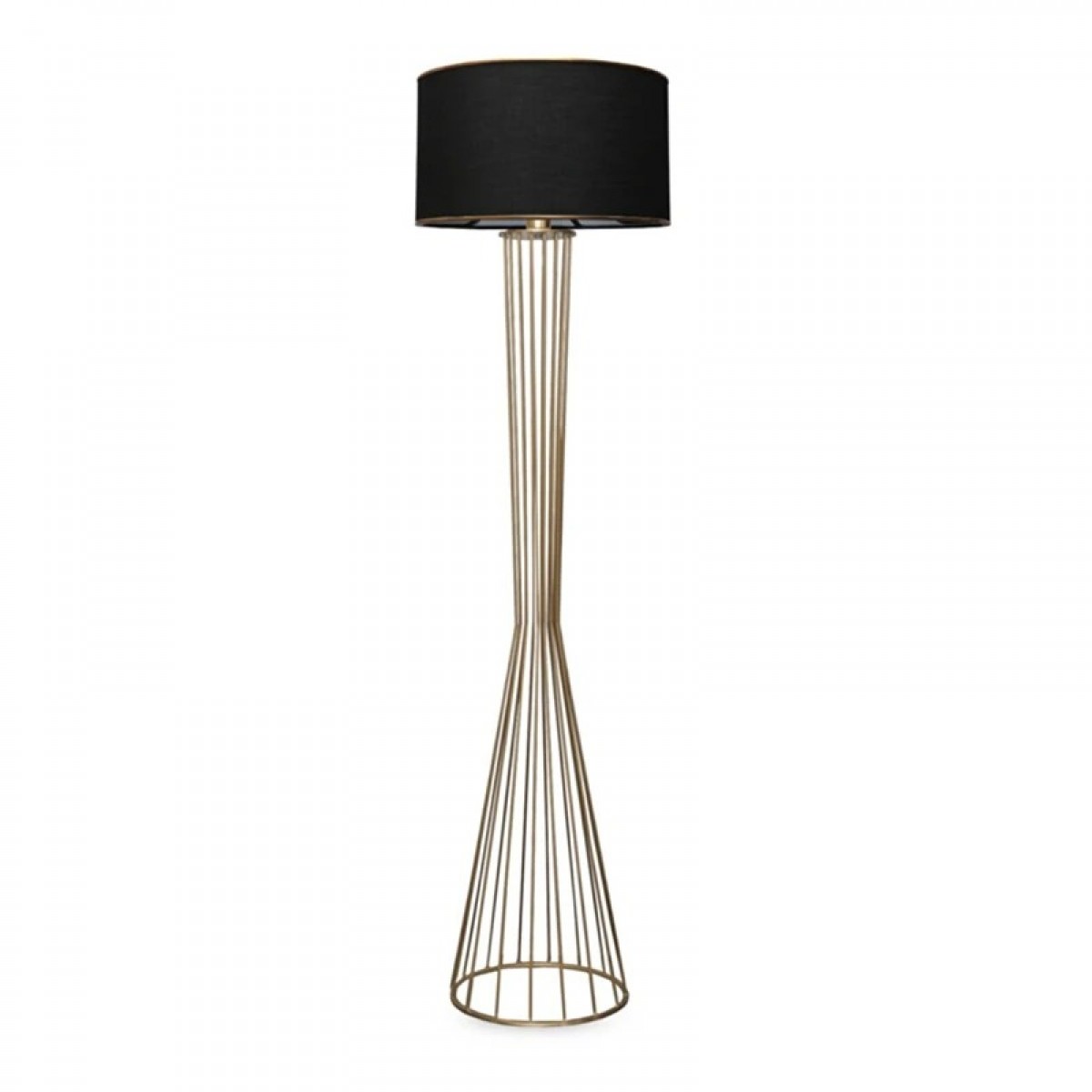 Φωτιστικό δαπέδου "Toro" Ε27 χρυσό-μαύρο Φ38x155